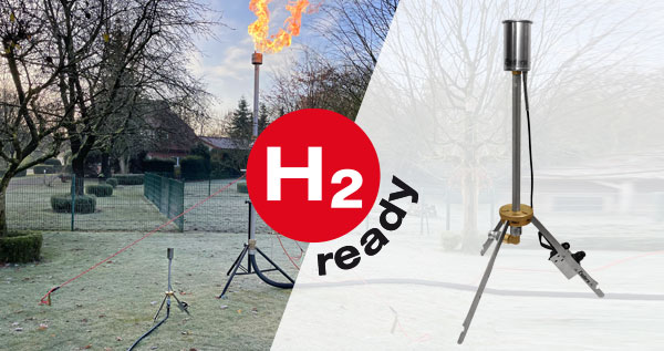 Mobile Gasfackel S zum Abfaackeln von Gasen