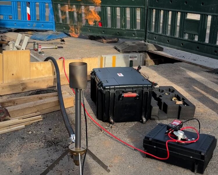 Use of a Mobile Gas Flare M during the decommissioning of a pipeline