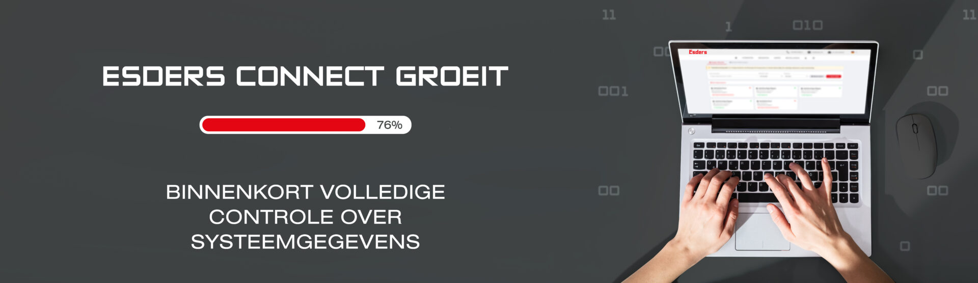 Esders Connect groeit. Binnenkort volledige controle over systeemgegevens.